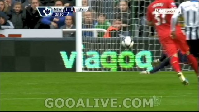 Newcastle vs Liverpool || نيوكاسل vs ليفربول || Gerrard Penalty Goal 1-1 ~ 19/10/2013
