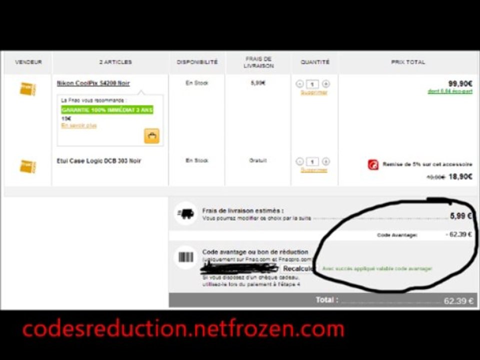 code reduction fnac
