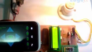 Remote AC Power Control by Android Application with LCD Display