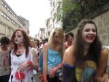 Départ de la Zombie Walk à Nancy