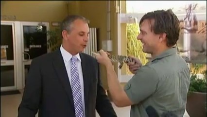 Australia offers a crocodile to prince George