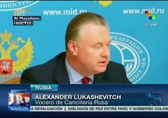 Cancillería rusa niega que se tenga fecha fija para Ginebra 2