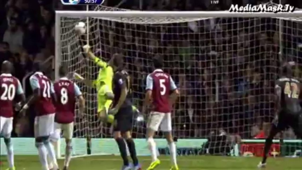 هدف مانشستر سيتي الثاني في ويستهام يونايتد - الأسبوع 8 - 19/10/2013