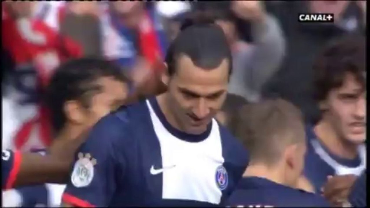 But de Zlatan IBRAHIMOVIC contre Bastia (bonne qualité)