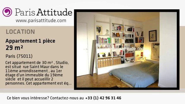Appartement Studio à louer - Parmentier, Paris - Ref. 6689