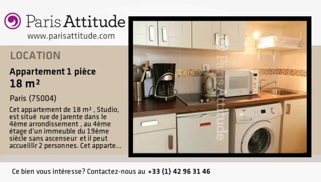 Appartement Studio à louer - Place des Vosges, Paris - Ref. 7895