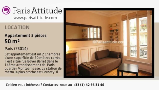 Appartement 2 Chambres à louer - Plaisance/Pernety, Paris - Ref. 1022