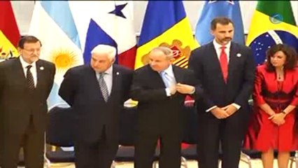 El Príncipe y Rajoy asisten a la inauguración de la sede del Parlatino en Panamá