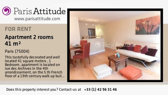 1 Bedroom Apartment for rent - Musée Picasso, Paris - Ref. 8125