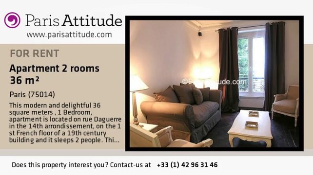 1 Bedroom Apartment for rent - Montparnasse, Paris - Ref. 6890