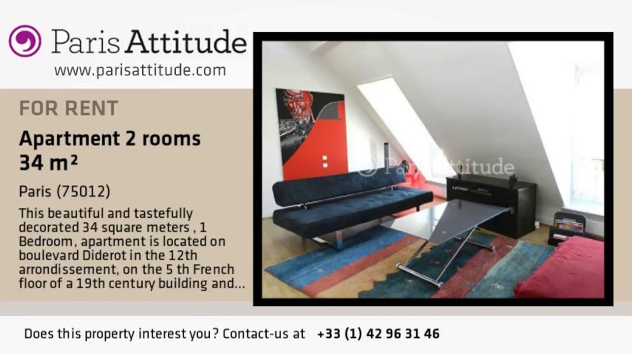 1 Bedroom Duplex for rent - Reuilly Diderot, Paris - Ref. 8288