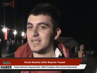 KINALI KUZULARIN ÇİFTE BAYRAM YAŞADI