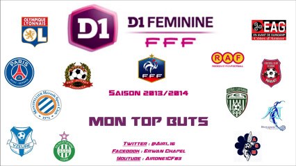 D1 Féminine - 2013/2014 - Mon TOP Buts - J01 à J06