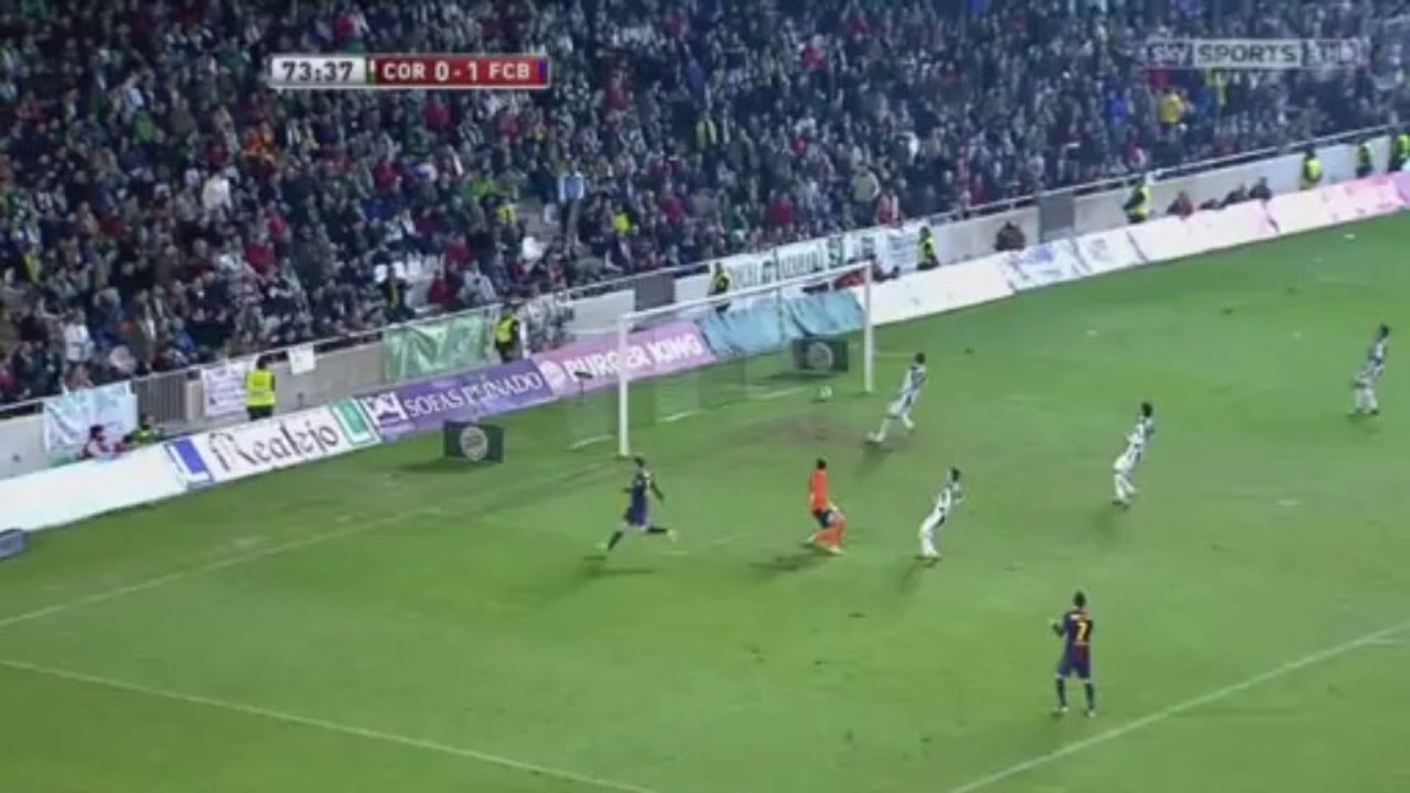 Cordoba CF - FC Barcelona 0:2 (12.12.2012) Puchar Króla - 1/8 finału, 1. mecz