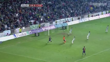 Cordoba CF - FC Barcelona 0:2 (12.12.2012) Puchar Króla - 1/8 finału, 1. mecz