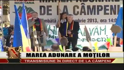 2. Salvati Rosia Montana: Discurs la MAREA ADUNARE A MOTILOR DE LA CAMPENI (Nasul TV)