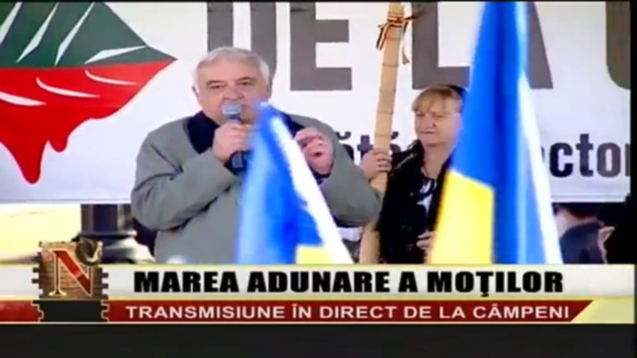 3. Mihai Gotiu si dr. Ioan Piso la MAREA ADUNARE DE LA CAMPENI - salvati Rosia Montana (Nasul TV)