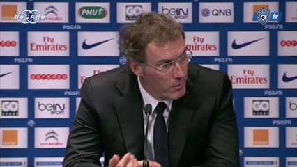 L1 / 2013-14 : Paris 4-0 Bastia : réaction de L. Blanc
