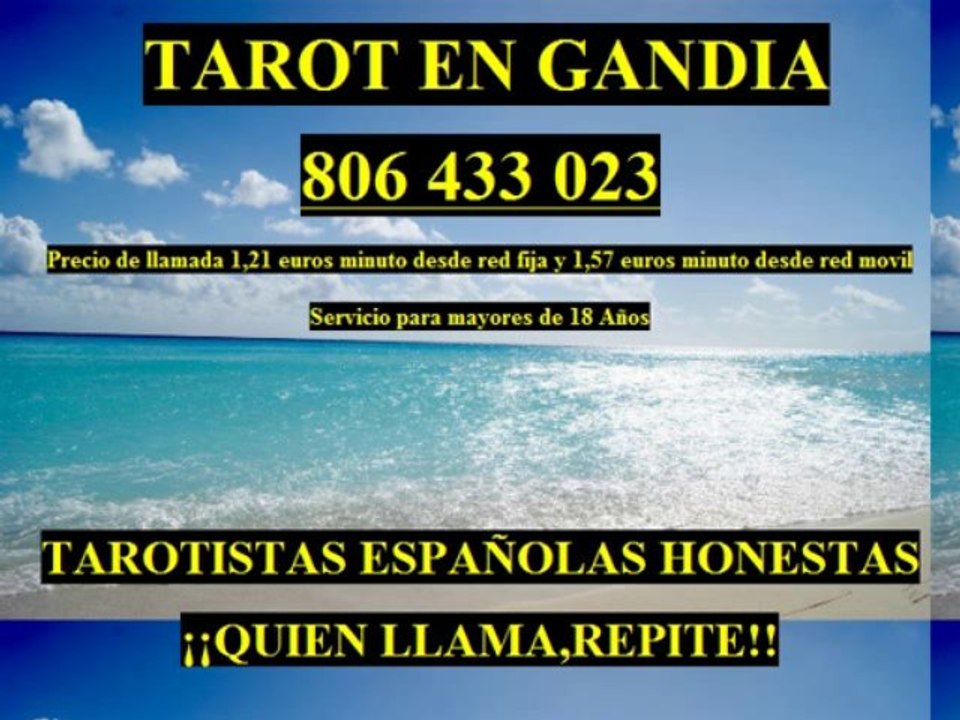 cartas del tarot en gandia