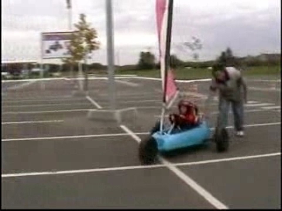 char à voile à superU