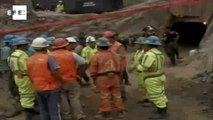 Trabalhadores presos em mina peruana já escutam trabalho de equipe de resgate.