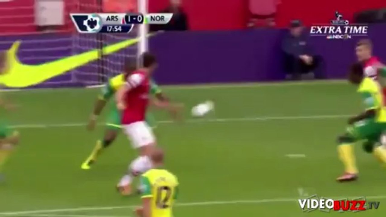Magnifique but d'Arsenal contre Norwich