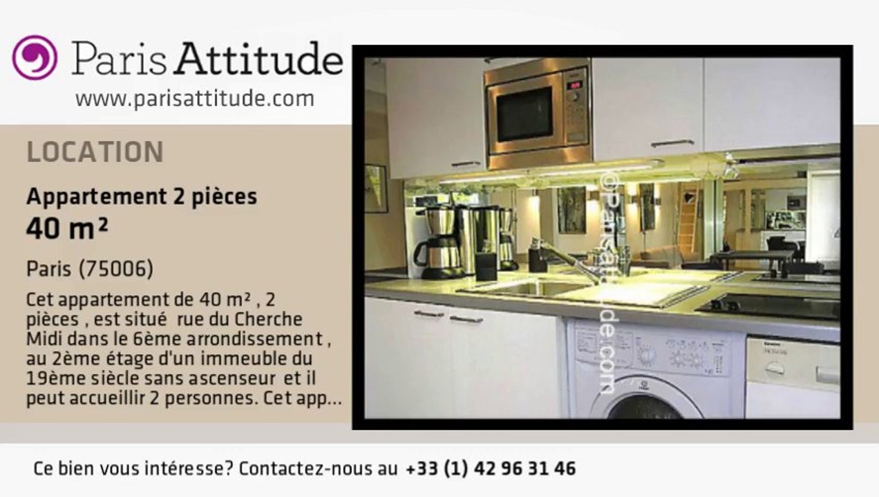 Appartement 1 Chambre à louer - St Placide, Paris - Ref. 7506