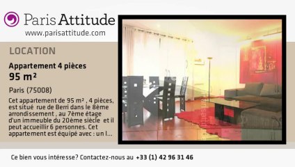 Appartement 3 Chambres à louer - Champs Elysées, Paris - Ref. 830