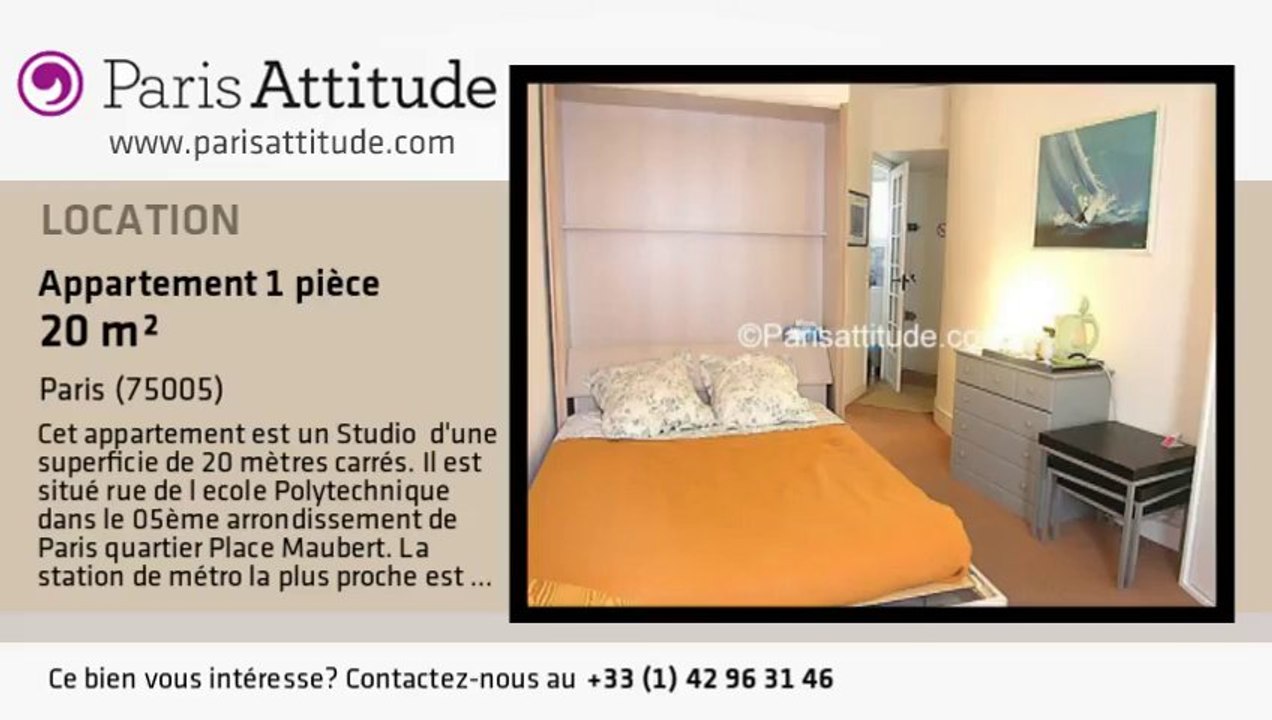 Appartement Studio à louer - Panthéon/Sorbonne, Paris - Ref. 2729
