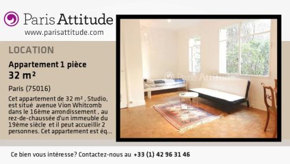 Appartement Studio à louer - La Muette, Paris - Ref. 8279