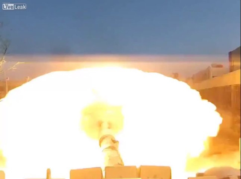 Syria - Deadly Duel between Syrian tank VS FSA Rocket propelled grenade