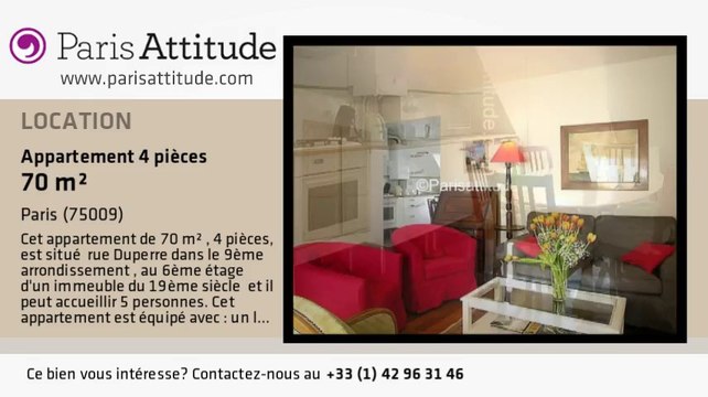 Appartement 3 Chambres à louer - Moulin Rouge/Pigalle, Paris - Ref. 912