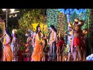 Ramlila : A dramatic folk re-enactment of the life of Lord Rama