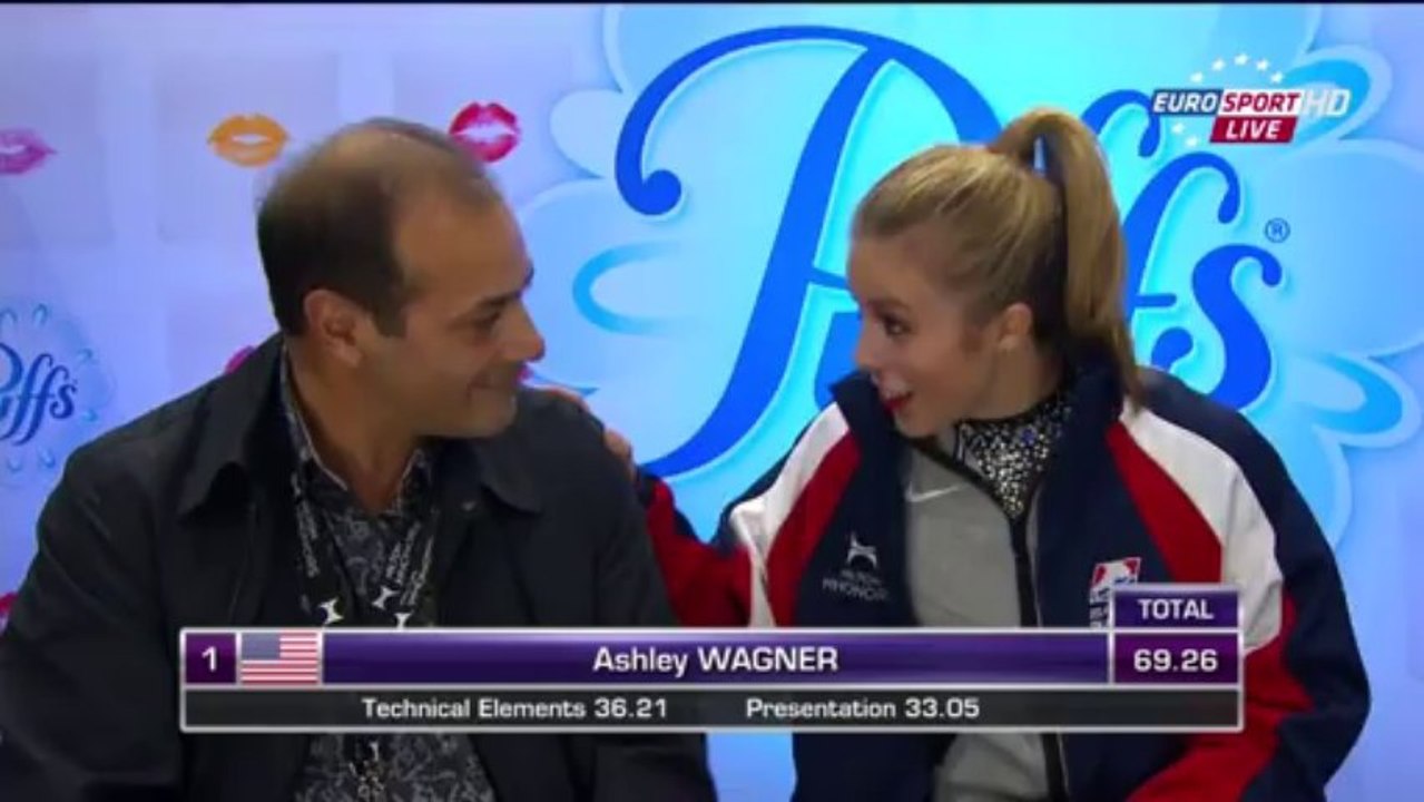 2013 Skate America Ladies SP 9 Ashley WAGNER USA