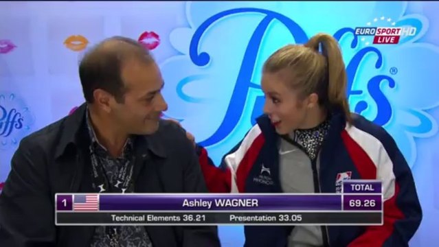 2013 Skate America Ladies SP 9 Ashley WAGNER USA