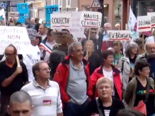 Manif contre les gaz de schiste Montélimar