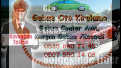 Gebze Oto Kiralama