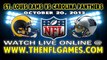 Watch St. Louis Rams vs Carolina Panthers Live Stream Oct. 20, 2013