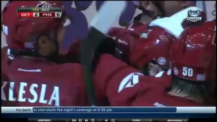 But du gardien de hockey sur glace Mike Smith