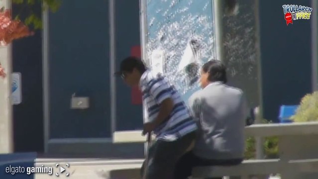 Funny guys sitting on People's knees in Public!! HILARIOUS PRANK