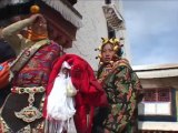 La visita del palacio del gran potala en Lhasa, Tibet