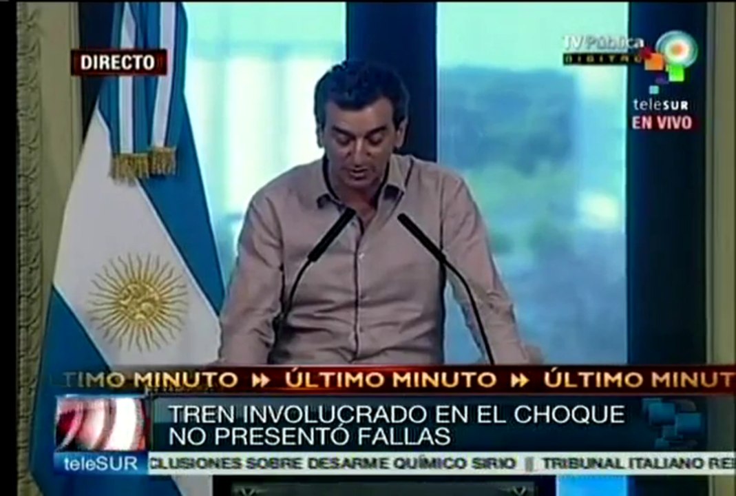 No descartan sabotaje político en accidente ferroviario de Argentina