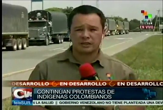 Continúan los bloqueos de indígenas en la Vía Panamericana, Colombia