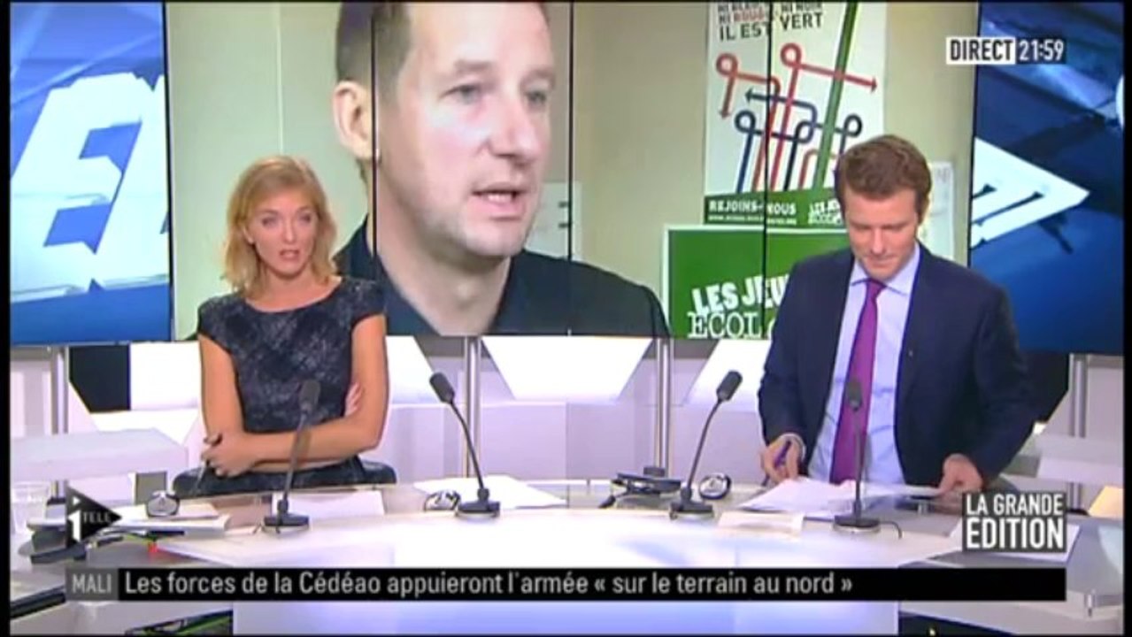 iTélé La Grande édition Maya Lauqué - Florent Peiffer 24-09-2012