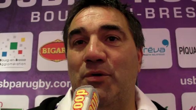 Rugby Pro D2 - Franck Maréchal réagit après USB - Albi