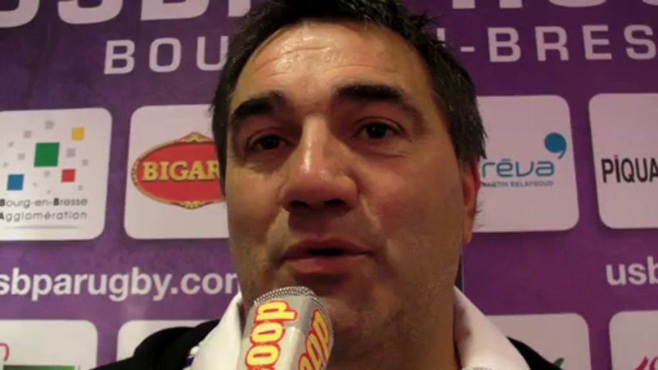 Rugby Pro D2 - Franck Maréchal réagit après USB - Albi
