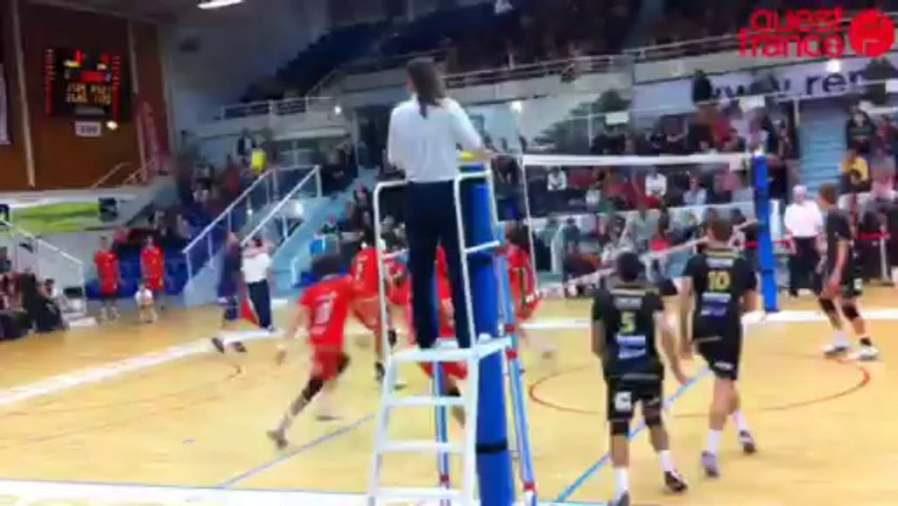 Rennes s'incline contre Lyon - Rennes Volley - Lyon 2-3