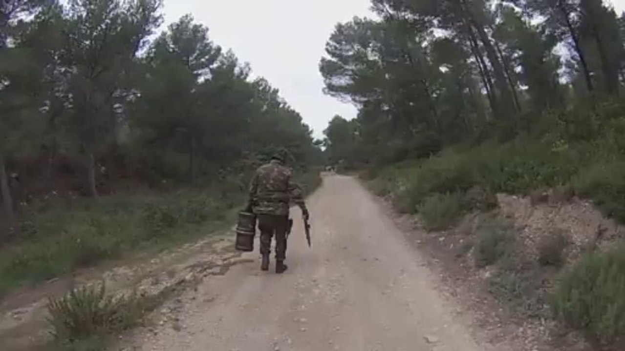 001 -partie d'airsoft au vallon de  valtrede  ( octobre 2013)