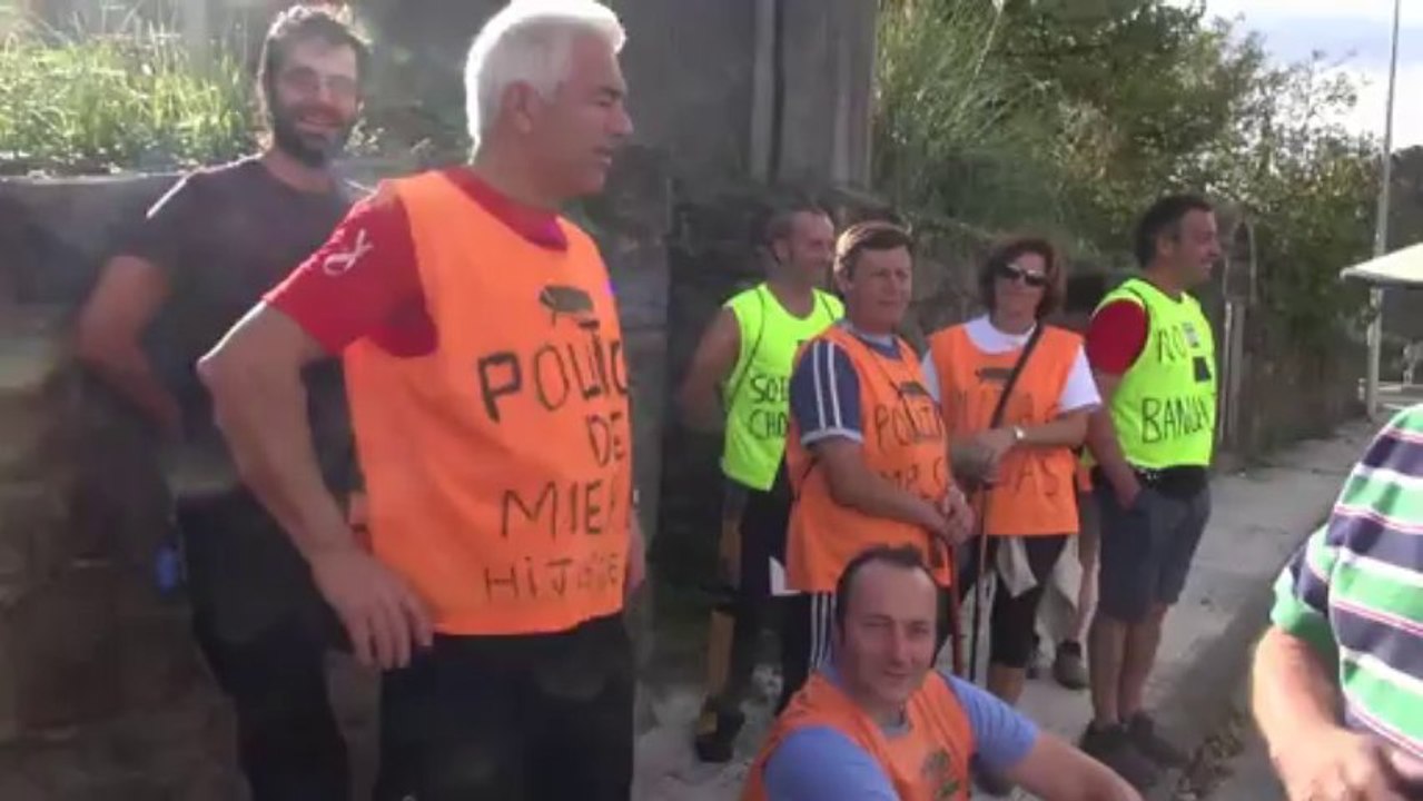 Marcha estafados preferentes a Santander