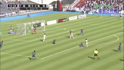 ガイナーレ鳥取　アビスパ福岡と引き分け